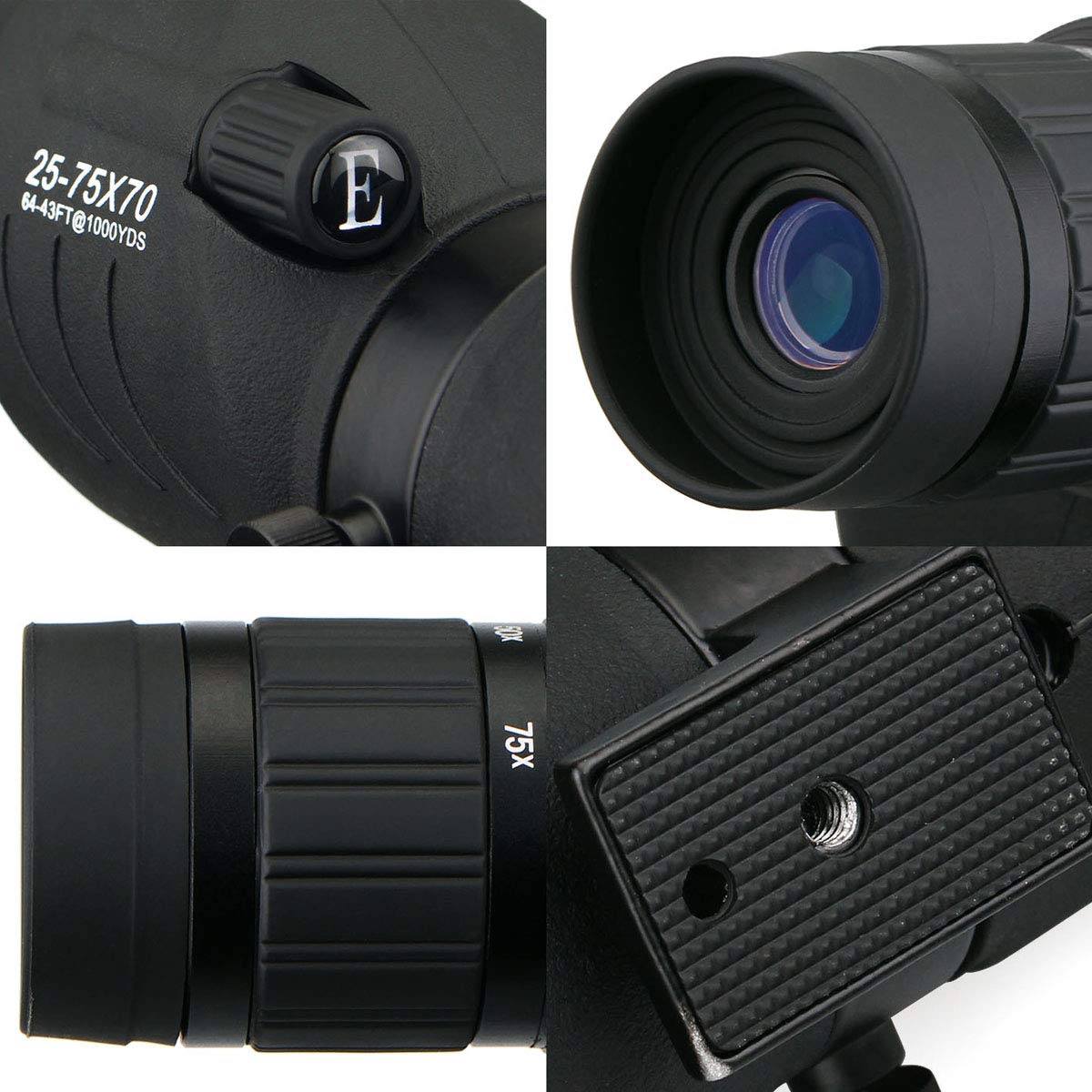 Amazon | SVBONY SV17 フィールドスコープ 25-75x 70mm